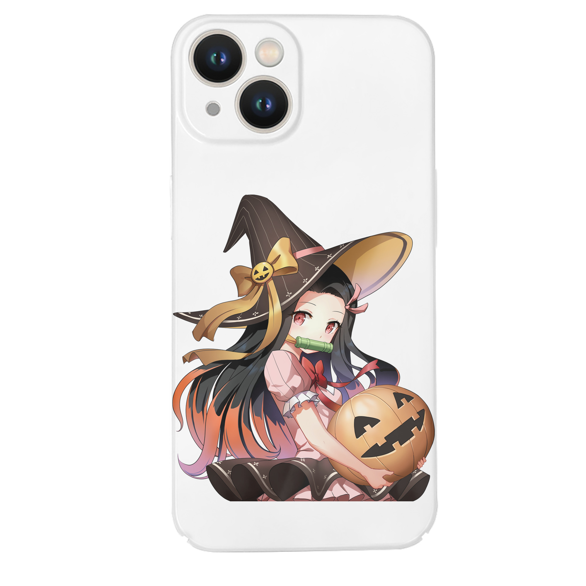 （画像用） 鬼滅の刃（きめつのやいば）竈門 禰󠄀豆子／かまど ねずこ Kamado Nezuko 【iPhone 14シリーズ対応】ハードケース